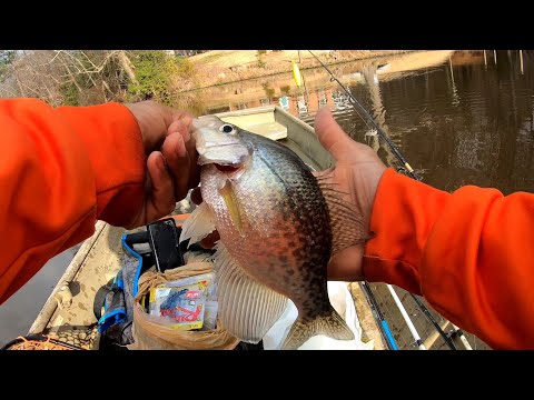 Jig an bobber For Winter Crappie!! (2024)