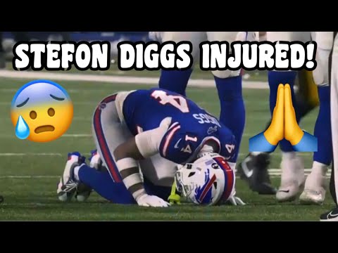 Stefon Diggs INJURY Vs Steelers 😰🙏 Bills Vs Steelers 2023 Wild Card highlights