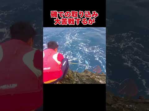 沖縄で磯から夢の魚を釣り上げた#釣り#沖縄#フカセ