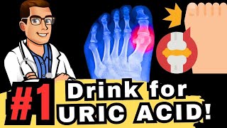 TOP 5 Drinks to Reverse High URIC ACID & GOUT!