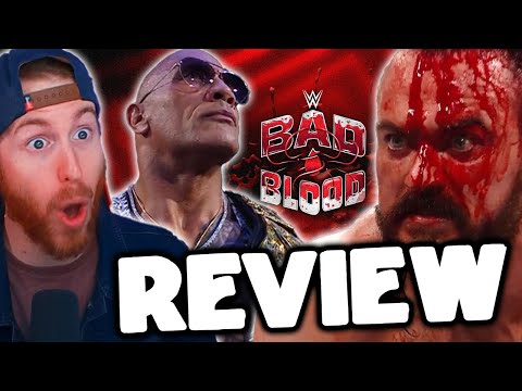 WWE BAD BLOOD 2024 REVIEW - GREATEST HELL IN A CELL MATCH EVER? THE ROCK RETURNS!