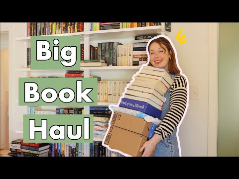 BIG UNBOXING BOOK HAUL!! (so many new titles!!) 🌷✨📚