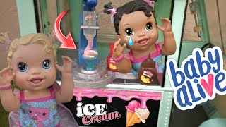 NEW BABY ALIVE Dolls Morning routine selling ice cream 🍦