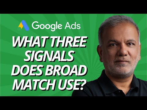 Which Three Signals Does Broad Match Use To Match Search Ads With Queries?