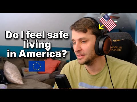 American answers “how safe have you been living in America?”