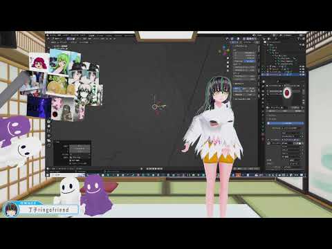 丁の作業部屋【バーチャルキャストで3Dモデリング】