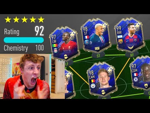 WORLD RECORD TOTY 192 FUT DRAFT!! - FIFA 20