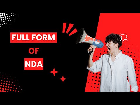 Full Form of NDA| What is NDA Full Form | NDA Abbreviation