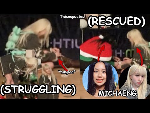 twice mina getting frustrated because of this, chaeng is to the rescue *michaeng moments*