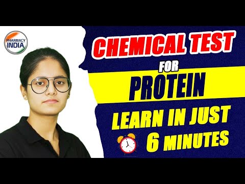 Chemical Test for Protein | Learn In Just 6 Minutes #rrbpharmacist #druginspector #gpat