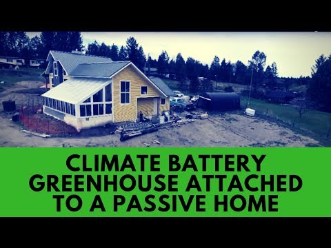 Climate Battery Greenhouse and Passive Home in Invermere BC