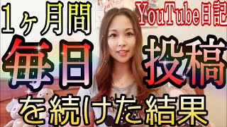 1ヶ月間【毎日投稿】をし続けた結果❗️登録者数は？再生回数は？バズった動画は？