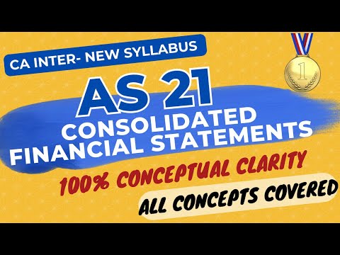 AS 21 in ENGLISH - Consolidated Financial Statements - CONCEPTS - CA INTER New Syllabus