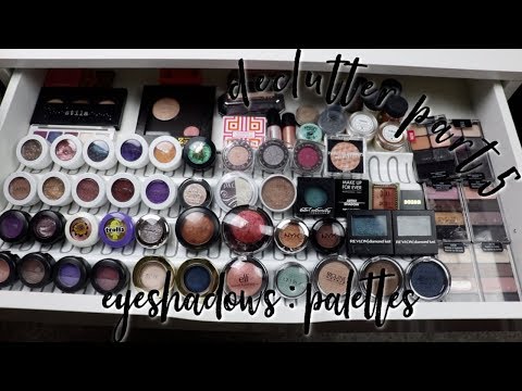 Declutter Vlog #33 | Eyeshadows & Palettes