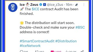 ice Network update || ice network distribution confirm date | ice distribution will start soon