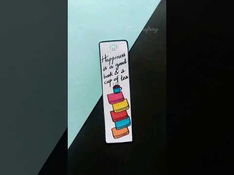 How to make bookmark | Easy paper craft| Easy diy bookmark making idea| #shorts