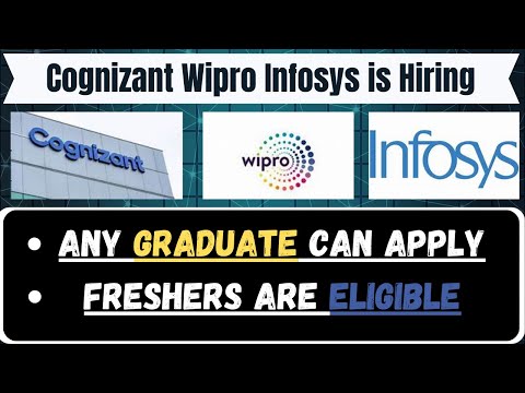 Infosys , Wipro , Cognizant Recruitment 2024 | Infosys | Wipro | Cognizant job updates.