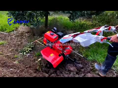 LANSU Rotary tillage and weeding multifunctional small tiller