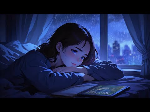 Calming Sleep Music with Rain Sounds on the Windows - Relaxing Music for Focus, Sleep & Relaxation