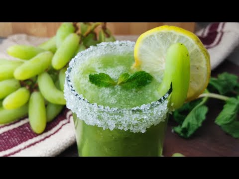 green grapes juice | juice recipe | grapes recipe | Summer special | #shorts 😍🥰