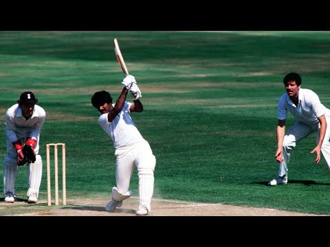 Javed Miandad Classy 103 VS NZ 1984 **RARE GOLD**