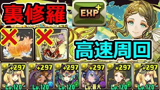 【裏修羅の幻界】両サレメリディス編成で高速周回！ランク上げ【パズドラ】