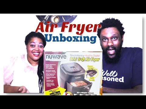 Air Fryer Unboxing and First Use | Nuwave Brio 6 QT Digital Air Fryer