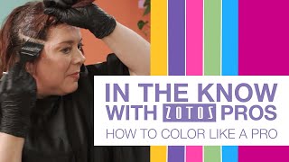 How to Color Your Hair at Home Like a Pro with Zotos Professional®