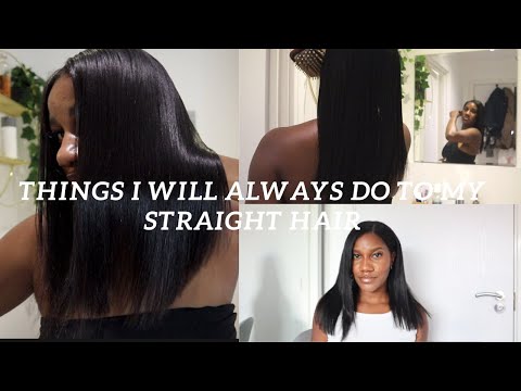 Things i will ALWAYS do to my straight natural hair | Natural Nadine