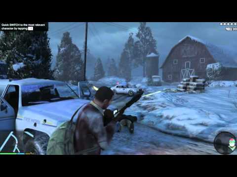 Gta5 - Prologue, North Yankton Bank Raid