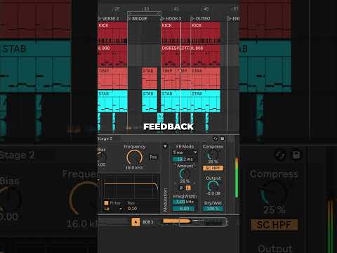 Disrespectful 808 Distortion Ableton 12 Stock Plugins ✅ ROAR Feedback Knob 🔥