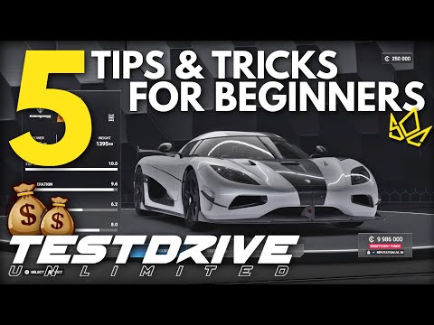 5 TIPS For Beginners in TDU Solar Crown | Best Cars | Easy Money | Test Drive Unlimited SC | TDU3