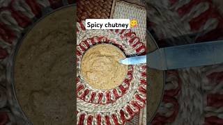 Raw mango chutney #spicy #chatani #shortsvideo #rawmango #rawmangocurry #mango #rawmangocandy