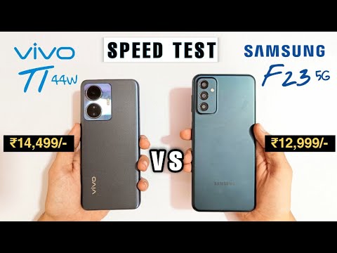 Vivo T1 44w vs Samsung f23 5g Speed Test & Comparison | Which is Best?