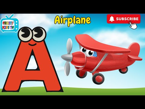 Phonics | ABC Song | Toddler and babies educational rhymes | Learn with Music!! | A for airplane!