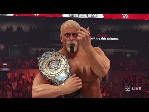 WWE 2K24 SCOTT STEINER VS. BRON BREAKKER FOR THE WWE INTERCONTINENTAL CHAMPIONSHIP BELT!