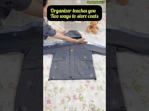 How to Fold Coats Perfectly #shorts #lifehacks