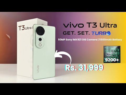 Vivo T3 Ultra 5G 🔥 Unboxing & Full Details ✨ MediaTek Dimensity 9200+ 😲