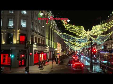 London Regent Street Christmas lights December 2024