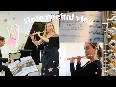 Flute recital vlog 🪈 🎹 🎶 ✨  a week in my life as a classical musician in NYC