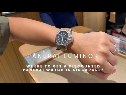 Our hunt to get a discounted Panerai watch in Singapore | Unboxing Panerai Luminor PAM01086