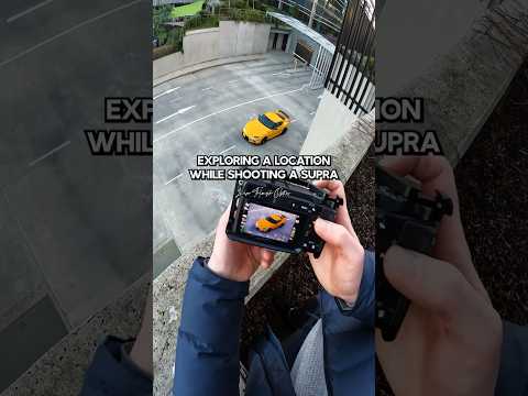 Exploring A Location While Shooting A Supra - POV Car Photography (Sony a6400 + Sigma 56mm f1.4)