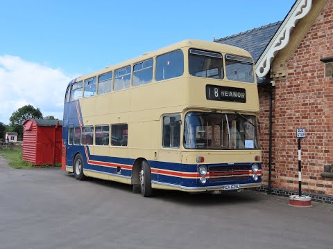 Preserved Northern Bus (ex Trent) - Bristol VR 3029 (RCH 629L) ride around Swanwick Junction