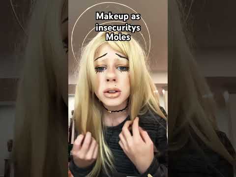 I'm afraid I ate #moles  #slay #insecure #blowup #subscribe #youtubeshorts #makeup