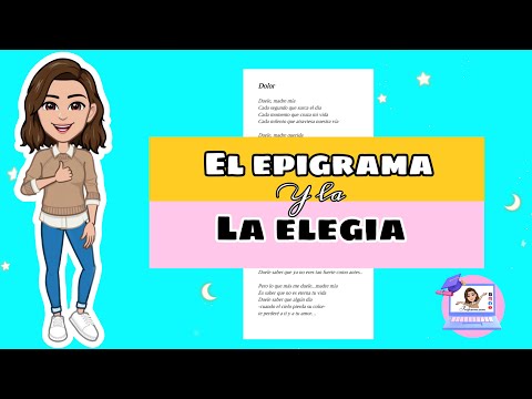 ✅  El epigrama y la elegía |  Estructura, Características, Función y Ejemplos.