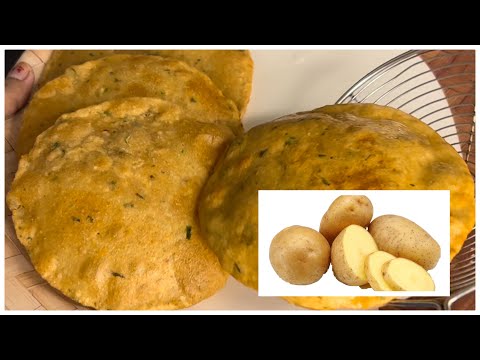 आलू से भरी पूरी बनाने का सबसे सही और आसान तरीक़ा। Aloo Puri Recipe | Aloo Kachori Recipe | Puri