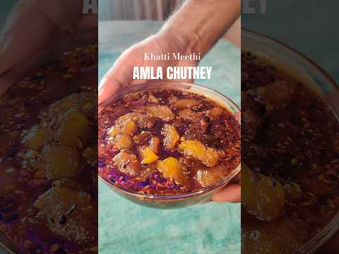 Khatti Meethi Amla Chutney recipe 🔥 | Yashaswi's Kitchen #shorts #chutney #recipe