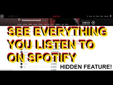 START SEEING EVERYTHING YOU LISTEN TO ON SPOTIFY