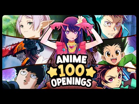 GUESS THE ANIME OPENING 🎶 [VERY EASY - VERY HARD] 100 OPENINGS 🔊