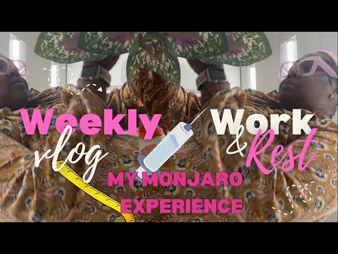 Weekly Vlog| My Monjaro Experience.Work.Target Run #explore #weeklyvlog #monjaro #ozempic #fyp